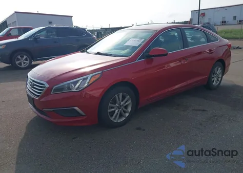 2017 Hyundai Sonata Se z USA, uszkodzony, nr VIN 5NPE24AF7HH480403